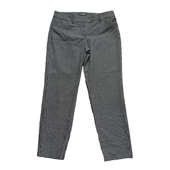 Express Editor Pants Womens Black and White Check, Size 4R, 30x26‎ - Picture 1 of 9
